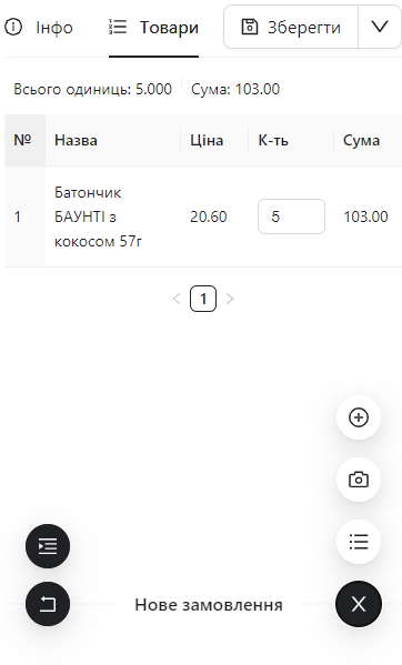 Варіанти додавання товарів до замовлення постачальнику